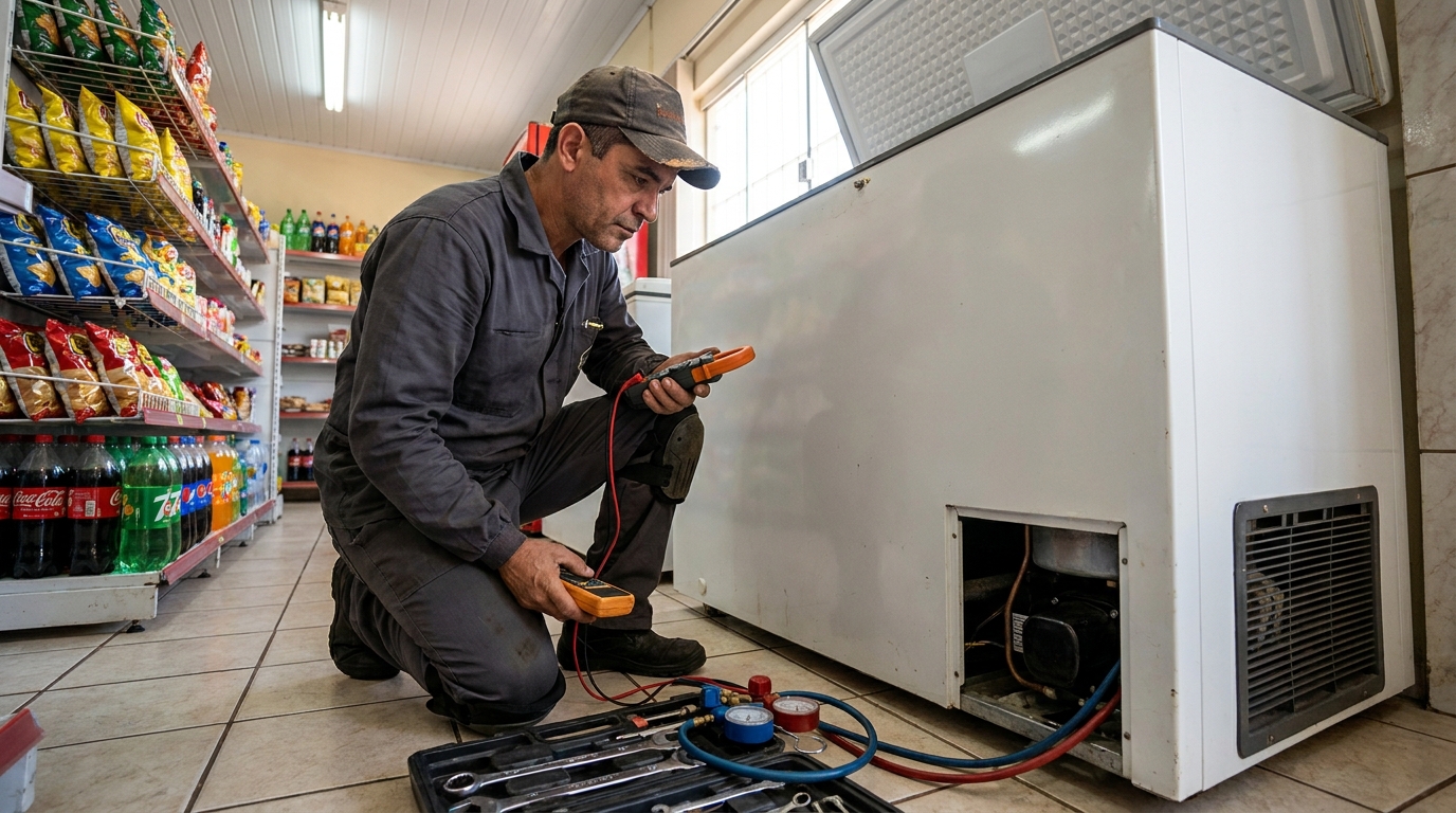 Conserto de placa eletrônica de freezer em Cotia‑SP