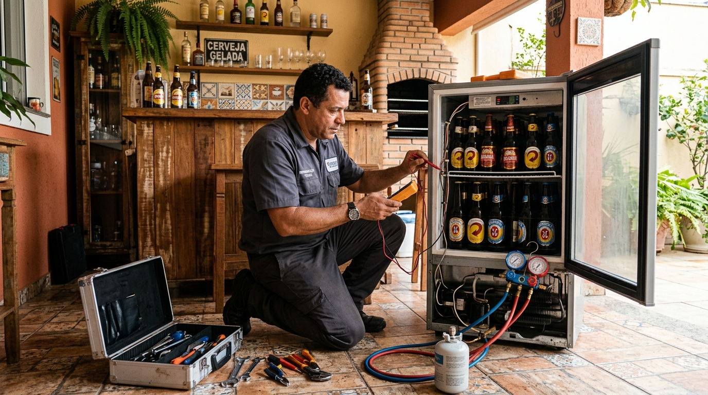 Recarga de gás de cervejeira em Macaé‑RJ